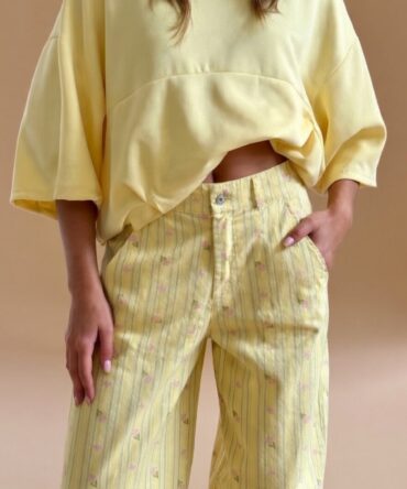 Παντελόνι baggy floral